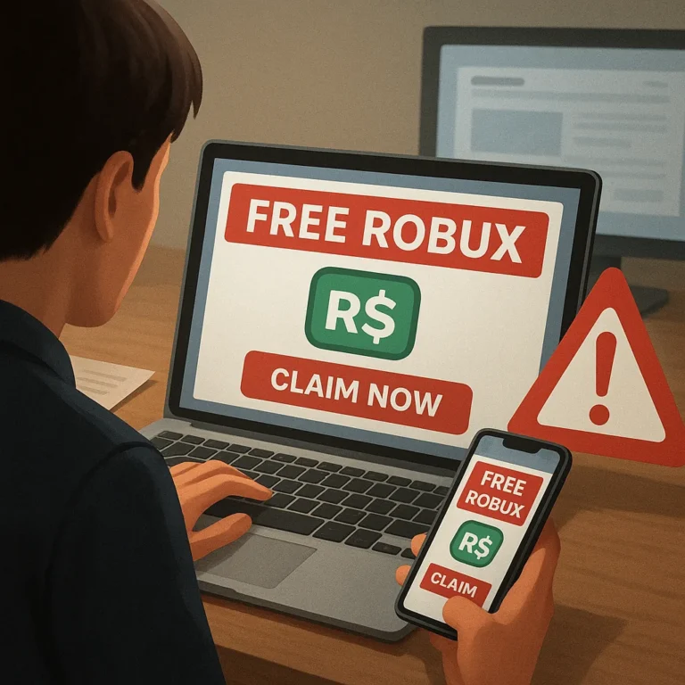 How to Recognize Free Robux Scams Before Sharing Account Details